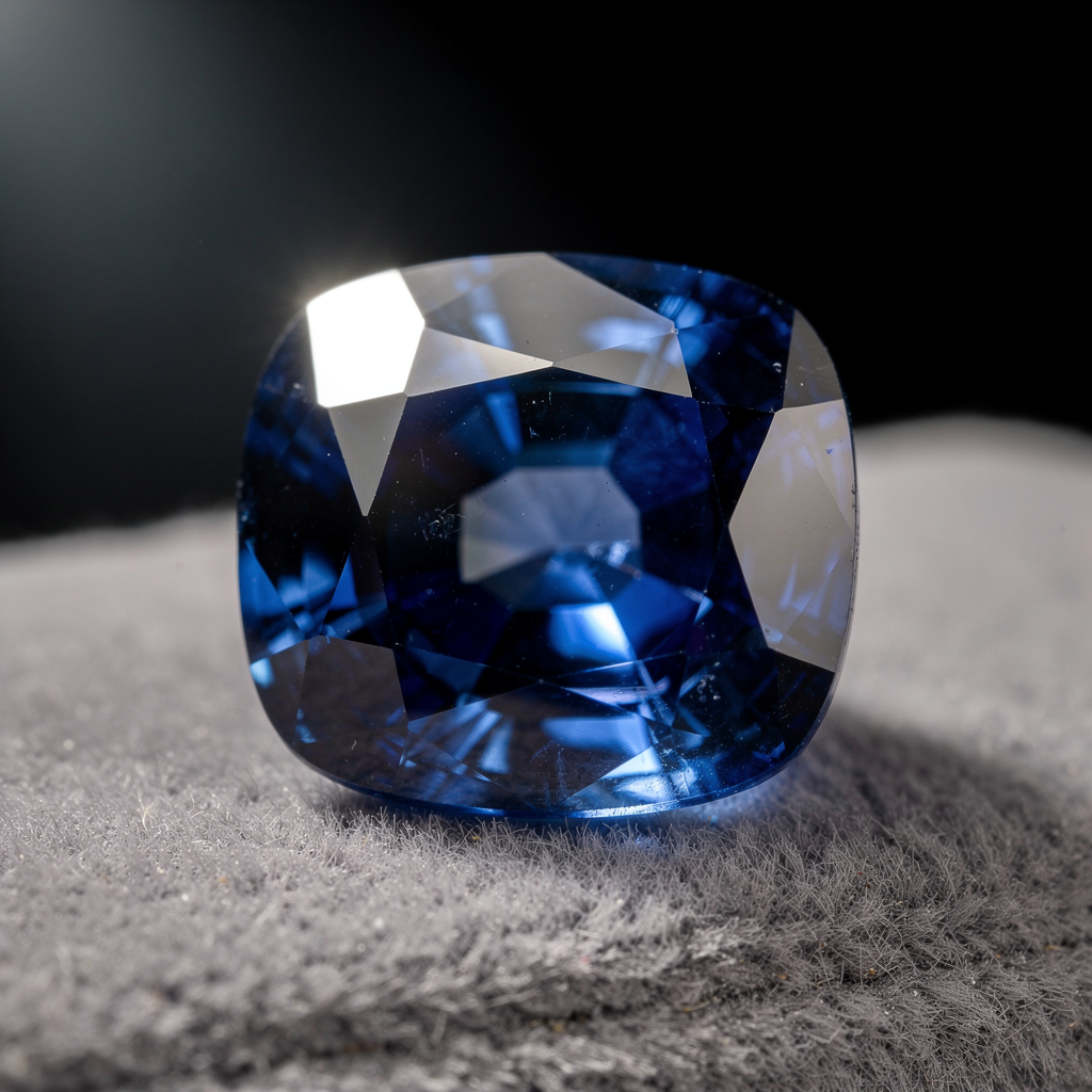 Cushion sapphire cut