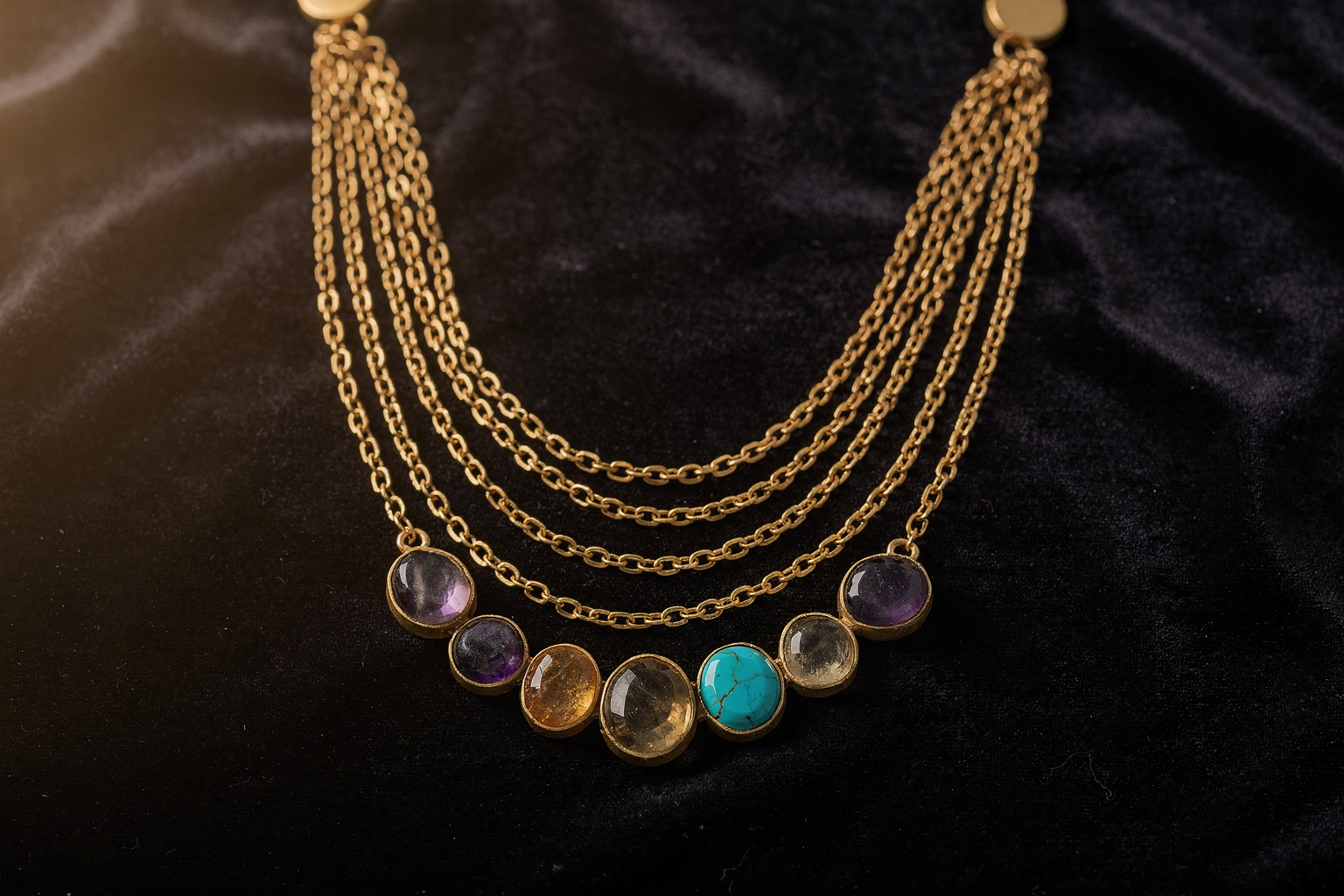 Bold statement necklace